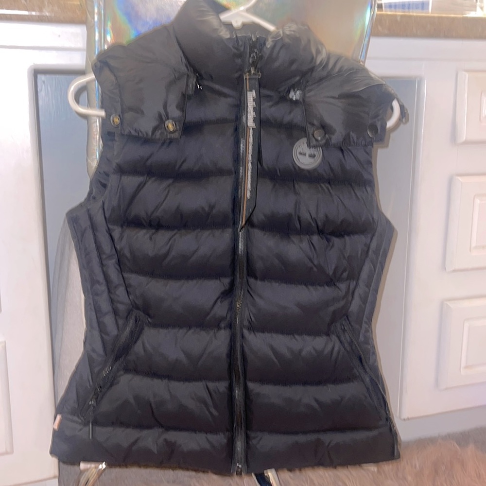Timberland black puffer vest